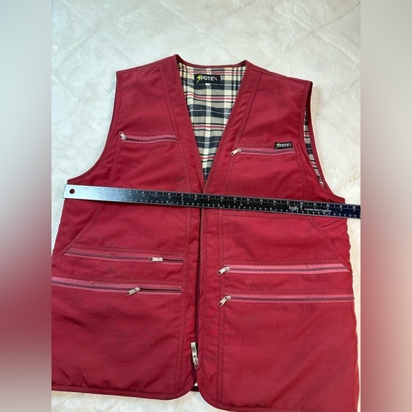 Spotex men’s XXL Multi pocket red vest sport hobby tactical photography farm - Picture 5 of 6